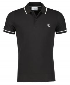 Calvin Klein polo - slim fit - zwart