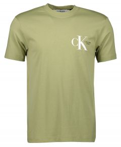 Calvin Klein T-shirt - slim fit - groen