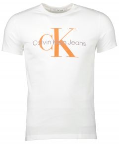 Calvin Klein t-shirt - slim fit - wit