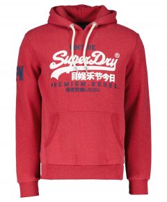Superdry  sweater - slim fit - rood