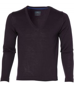sale - Nils pullover - slim fit - paars
