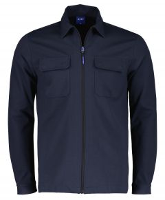 Qubz overhemd - modern fit - blauw