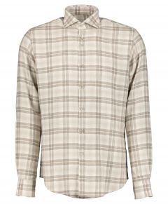 Gentiluomo overhemd - slim fit - bruin