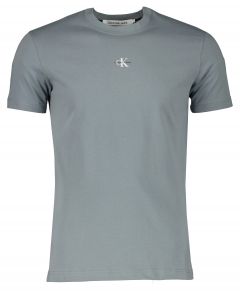 Calvin Klein T-shirt - slim fit - grijs