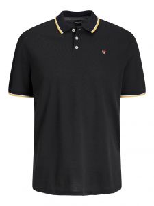 Jack & Jones polo - modern fit - zwart