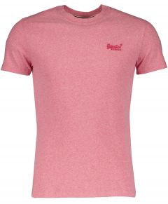 Superdry T-shirt - slim fit - roze