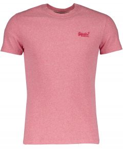 Superdry T-shirt - slim fit - roze