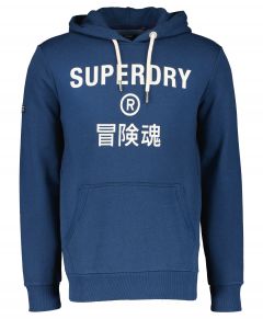 Superdry sweater - slim fit - blauw