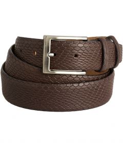 sale - Nils leren riem - donkerbruin