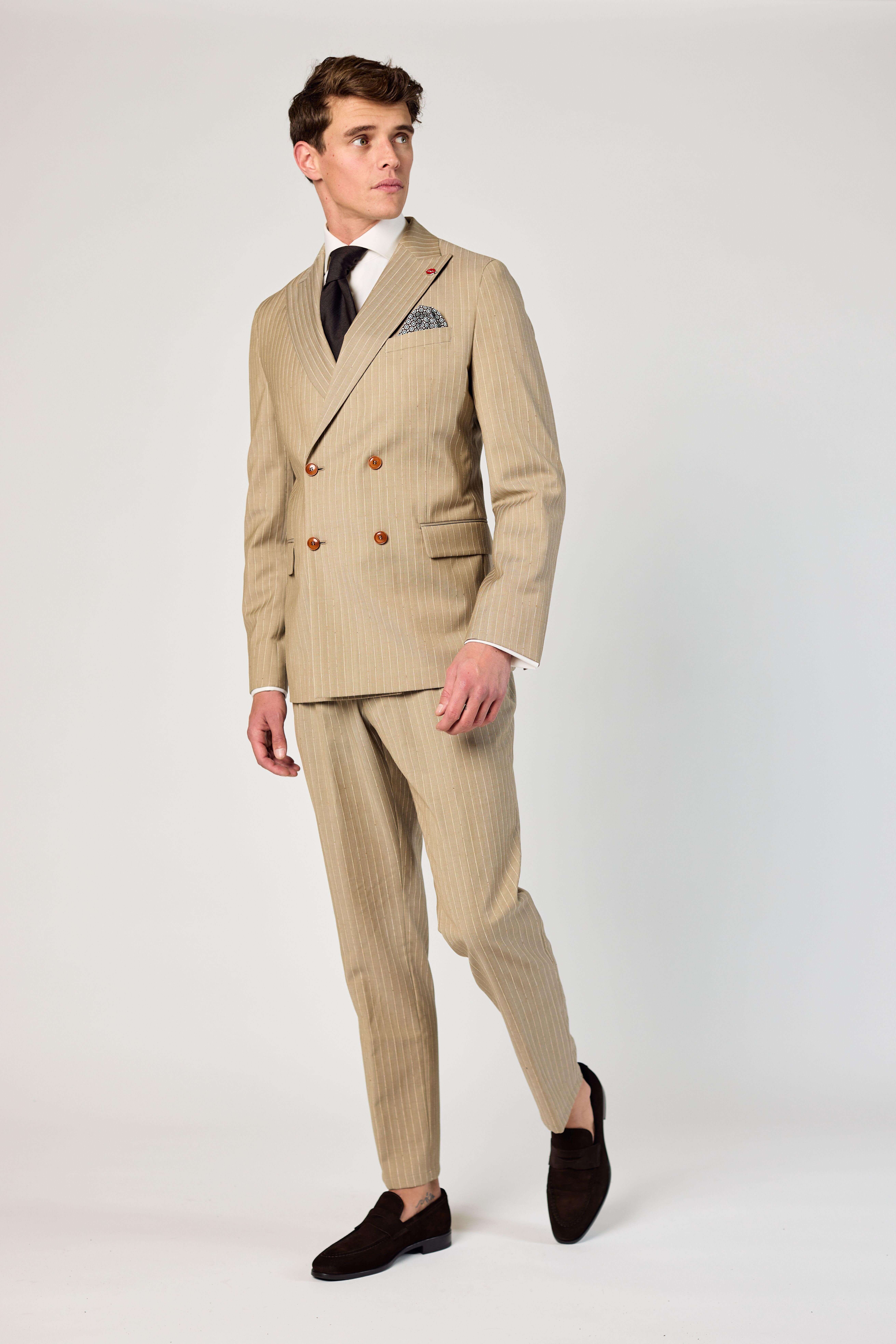 Beige Trouwpak Beige Trouwpak