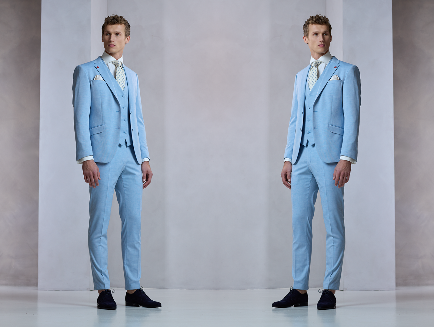 Blauw Trouwpak Blauw Trouwpak