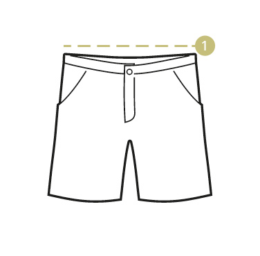 maattabel shorts maattabel shorts