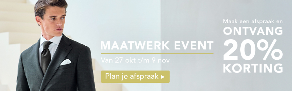 Maatwerk afspraak met 20% korting Maatwerk afspraak met 20% korting