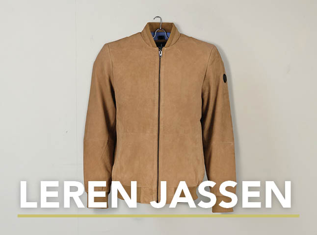 Heren leren jassen